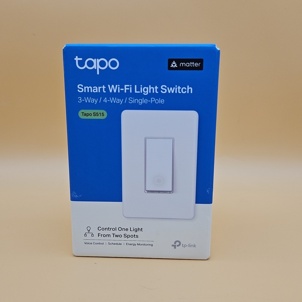 Tp-link Tapo Smart Switch Single-pole 3-way 4-way Model S515 Brand New